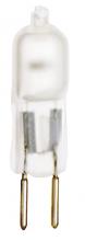  S1908 - 10 Watt; Halogen; T3; Frosted; 2000 Average rated hours; 108 Lumens; Bi Pin G4 base; 12 Volt