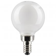  S21203 - 3 Watt G16.5 LED; White; Candelabra base; 90 CRI; 400K; 120 Volt