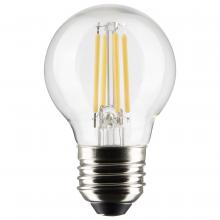  S21215 - 4 Watt G16.5 LED; Clear; Medium base; 90 CRI; 2700K; 120 Volt