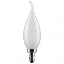  S21307 - 5.5 Watt CA10 LED; Frost; Candelabra base; 90 CRI; 2700K; 120 Volt