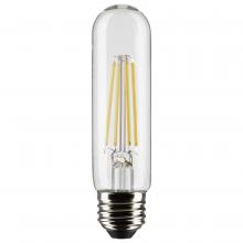  S21351 - 8 Watt T10 LED; Clear; Medium base; 90 CRI; 3000K; 120 Volt