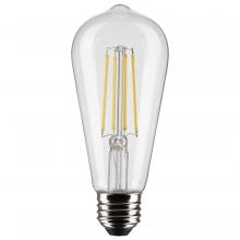  S21363 - 8 Watt ST19 LED; Clear; Medium base; 90 CRI; 2700K; 120 Volt