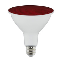  S29480 - 11.5 Watt PAR38 LED; Red; 90 degree Beam Angle; Medium base; 120 Volt