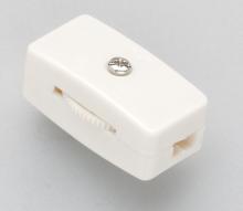  S70/572 - Inline Cord Switch; White Finish