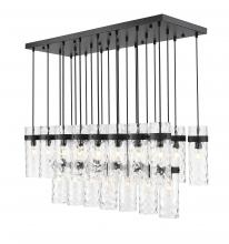  7002P5-23L-MB - 23 Light Linear Chandelier