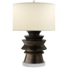 Visual Comfort & Co. Signature Collection CHA 8693CBZ-PL - Stacked Disk Table Lamp