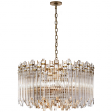 Visual Comfort & Co. Signature Collection SK 5421HAB-CA - Adele Large Wide Drum Chandelier