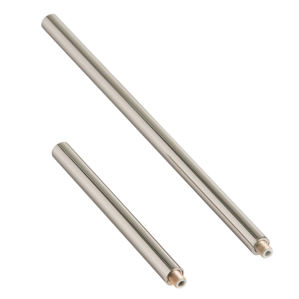 Polished Nickel Ext Pipe (1) 6" and (1) 12"