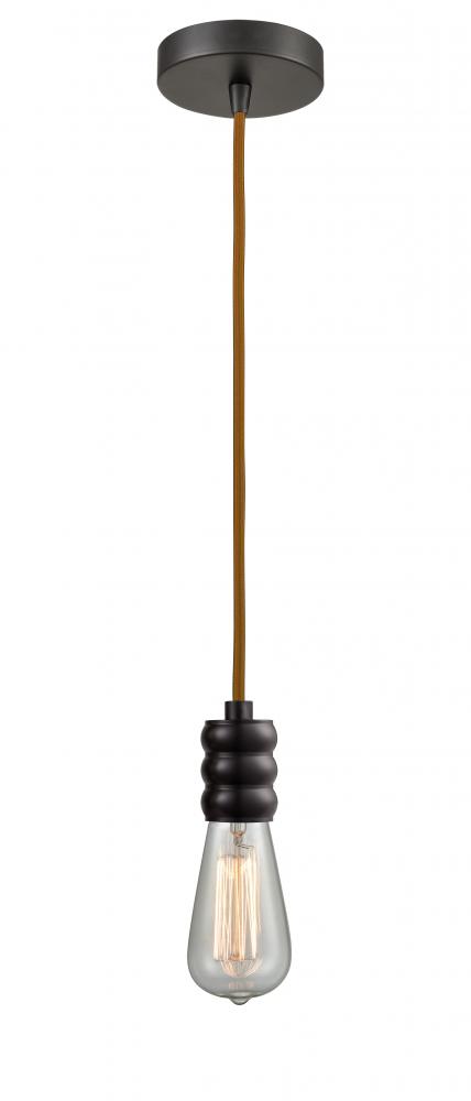 Gatsby - 1 Light - 2 inch - Oil Rubbed Bronze - Cord hung - Mini Pendant
