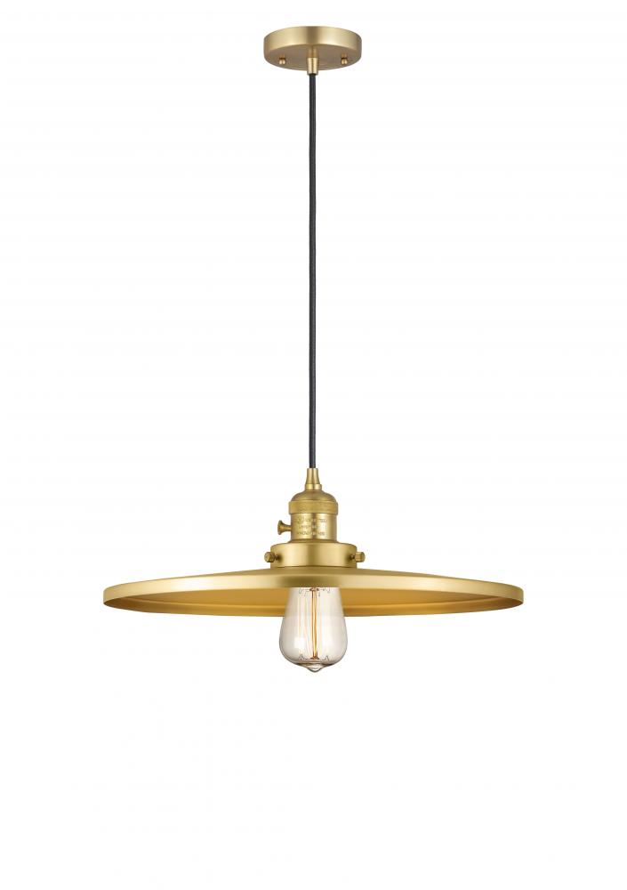 Appalachian - 1 Light - 16 inch - Satin Gold - Cord hung - Mini Pendant