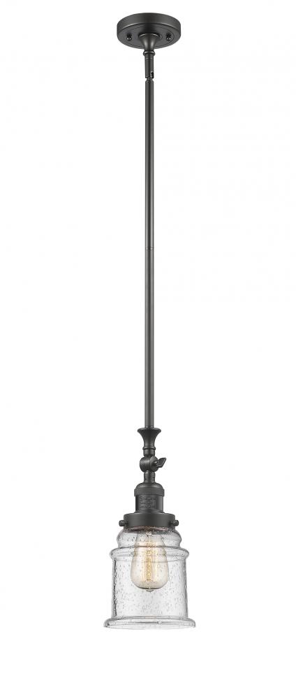 Canton - 1 Light - 6 inch - Oil Rubbed Bronze - Stem Hung - Mini Pendant
