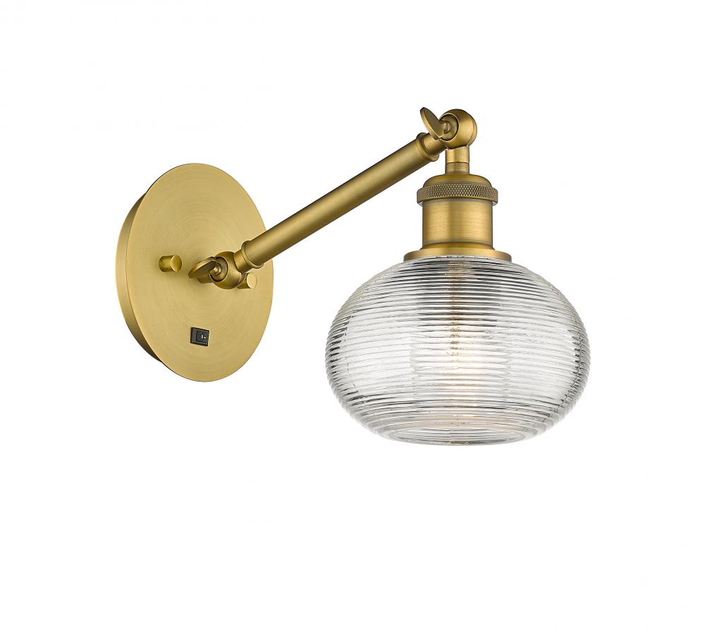 Ithaca - 1 Light - 6 inch - Brushed Brass - Sconce