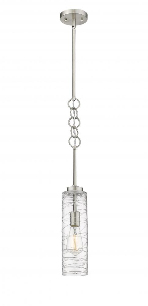 Wexford - 1 Light - 4 inch - Brushed Satin Nickel - Cord hung - Mini Pendant