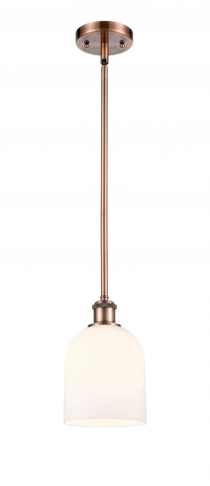 Bella - 1 Light - 6 inch - Antique Copper - Mini Pendant