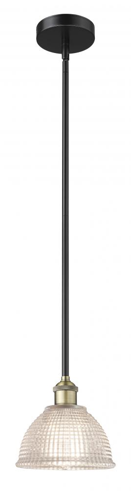 Arietta - 1 Light - 8 inch - Black Antique Brass - Cord hung - Mini Pendant