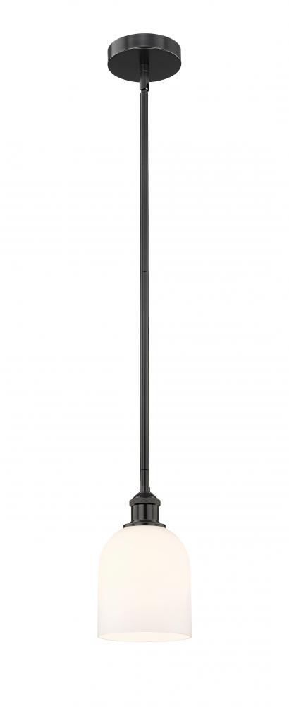 Bella - 1 Light - 6 inch - Matte Black - Cord hung - Mini Pendant