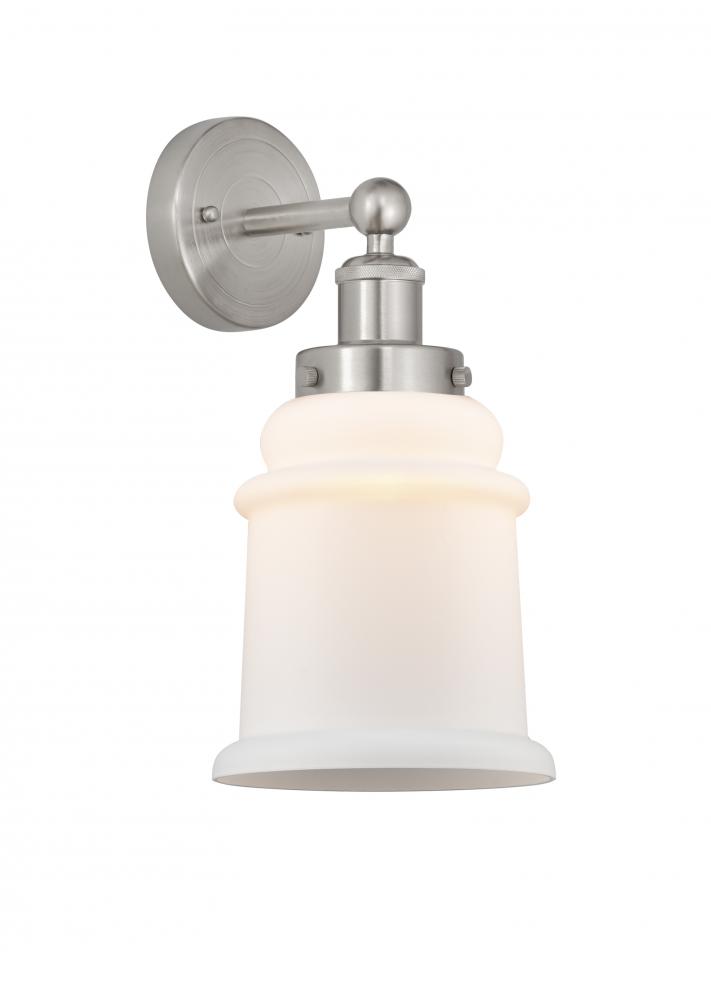Canton - 1 Light - 6 inch - Brushed Satin Nickel - Sconce