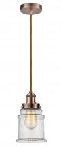 Innovations Lighting 100AC-10CR-1H-AC-G184 - Edison - 1 Light - 8 inch - Antique Copper - Cord hung - Mini Pendant
