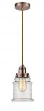 Innovations Lighting 100AC-10CR-2H-AC-G184 - Winchester - 1 Light - 8 inch - Antique Copper - Cord hung - Mini Pendant