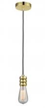 Innovations Lighting 100GD-10GY-5GD - Gatsby - 1 Light - 2 inch - Gold - Cord hung - Mini Pendant
