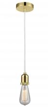 Innovations Lighting 100GD-10W-0GD - Whitney - 1 Light - 2 inch - Gold - Cord hung - Mini Pendant