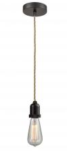 Innovations Lighting 100OB-10RE-0OB - Whitney - 1 Light - 2 inch - Oil Rubbed Bronze - Cord hung - Mini Pendant