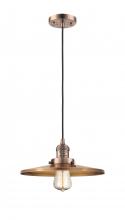  201C-AC-MFR-AC-12-LED - Appalachian - 1 Light - 12 inch - Antique Copper - Cord hung - Mini Pendant