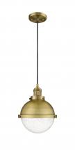  201C-BB-HFS-84-BB-LED - Hampden - 1 Light - 9 inch - Brushed Brass - Cord hung - Mini Pendant