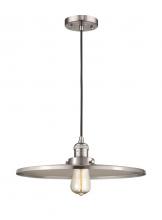  201C-SN-MFR-SN-16-LED - Appalachian - 1 Light - 16 inch - Brushed Satin Nickel - Cord hung - Mini Pendant