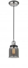  201CBP-PNBK-G53 - Bell - 1 Light - 5 inch - Polished Nickel - Cord hung - Mini Pendant