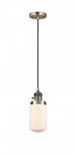  201CSW-AB-G311 - Dover - 1 Light - 5 inch - Antique Brass - Cord hung - Mini Pendant