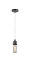  201CSW-OB - Bare Bulb - 1 Light - 3 inch - Oil Rubbed Bronze - Cord hung - Mini Pendant