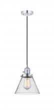Innovations Lighting 201CSW-PC-G44 - Cone - 1 Light - 8 inch - Polished Chrome - Cord hung - Mini Pendant