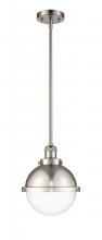  201S-SN-HFS-82-SN - Hampden - 1 Light - 9 inch - Brushed Satin Nickel - Stem Hung - Mini Pendant