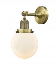  203-AB-G201-6 - Beacon - 1 Light - 6 inch - Antique Brass - Sconce