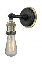  203BPNH-BABAB - Bare Bulb - 1 Light - 6 inch - Black Antique Brass - Sconce