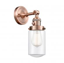 Innovations Lighting 203SW-AC-G312 - Dover - 1 Light - 5 inch - Antique Copper - Sconce