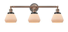  205BP-ACBK-G171 - Fulton - 3 Light - 30 inch - Antique Copper - Bath Vanity Light