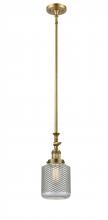  206-BB-G262 - Stanton - 1 Light - 6 inch - Brushed Brass - Stem Hung - Mini Pendant
