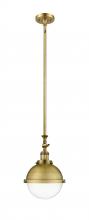  206-BB-HFS-82-BB - Hampden - 1 Light - 9 inch - Brushed Brass - Stem Hung - Mini Pendant