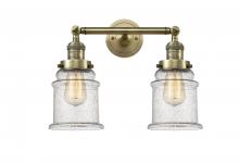 Innovations Lighting 208-AB-G184 - Canton - 2 Light - 17 inch - Antique Brass - Bath Vanity Light