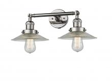  208-PN-G2 - Halophane - 2 Light - 18 inch - Polished Nickel - Bath Vanity Light