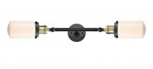  208L-BAB-G311 - Dover - 2 Light - 5 inch - Black Antique Brass - Bath Vanity Light