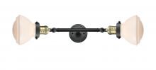  208L-BAB-G321 - Olean - 2 Light - 7 inch - Black Antique Brass - Bath Vanity Light