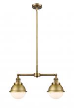  209-BB-HFS-61-BB - Hampden - 2 Light - 18 inch - Brushed Brass - Stem Hung - Island Light