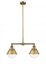  209-BB-HFS-62-BB - Hampden - 2 Light - 18 inch - Brushed Brass - Stem Hung - Island Light