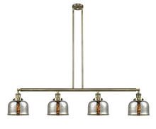  214-AB-G78 - Bell - 4 Light - 53 inch - Antique Brass - Stem Hung - Island Light