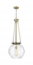 Innovations Lighting 221-1P-AB-G1215-16 - Athens Water Glass - 1 Light - 16 inch - Antique Brass - Chain Hung - Pendant