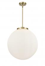 Innovations Lighting 221-3S-AB-G201-18-LED - Beacon - 3 Light - 18 inch - Antique Brass - Cord hung - Pendant