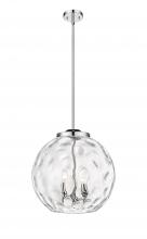 Innovations Lighting 221-3S-PC-G1215-16 - Athens Water Glass - 3 Light - 16 inch - Polished Chrome - Cord hung - Pendant